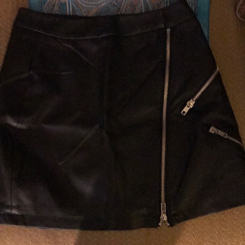 Leather Mini skirt Never worn